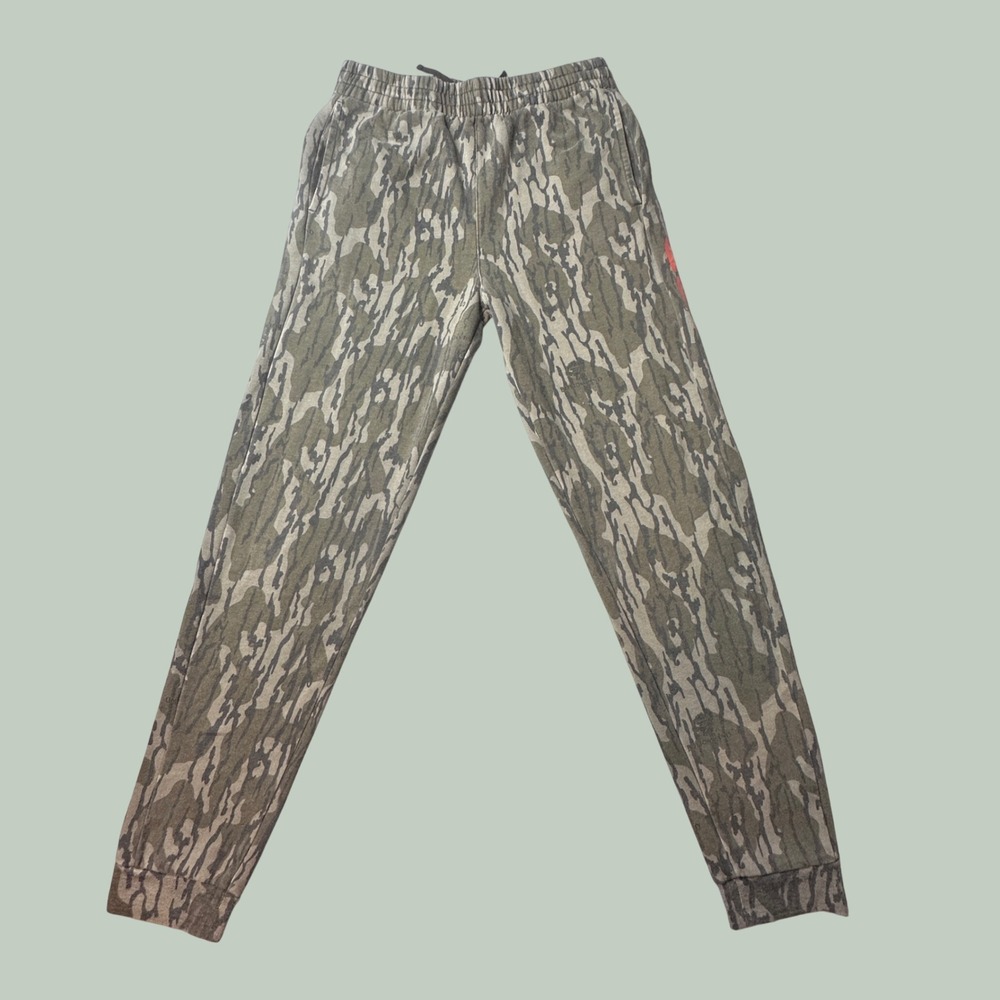 Carhartt Joggers Kids XL BN8409-B Green Mossy Oak Bottomland Camo Logo GOOD